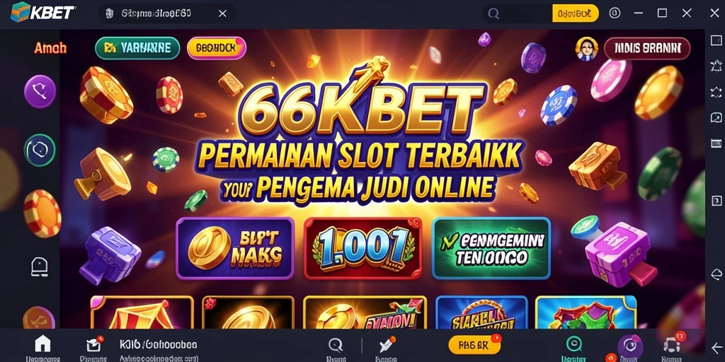 Screenshot gameplay <strong>66KBET</strong> menampilkan pengalaman bermain slot yang mendebarkan.