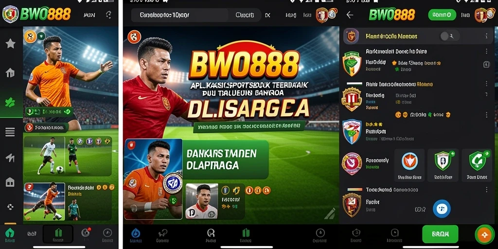 Tampilan gameplay menarik dari aplikasi Sportsbook BWO888.