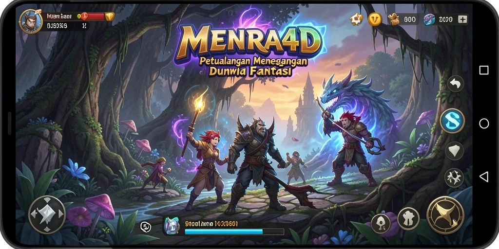 Gameplay MENARA4D dengan pemandangan menakjubkan dan tantangan seru.