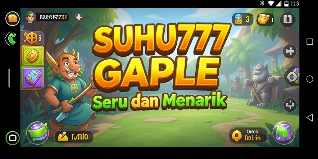 Tampilan seru gameplay Gaple di SUHU777 yang penuh tantangan.