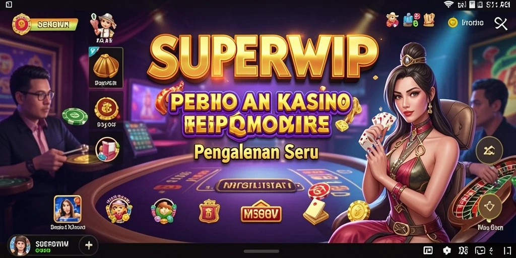 Tampilan menarik gameplay Kasino dari SUPERVIP.